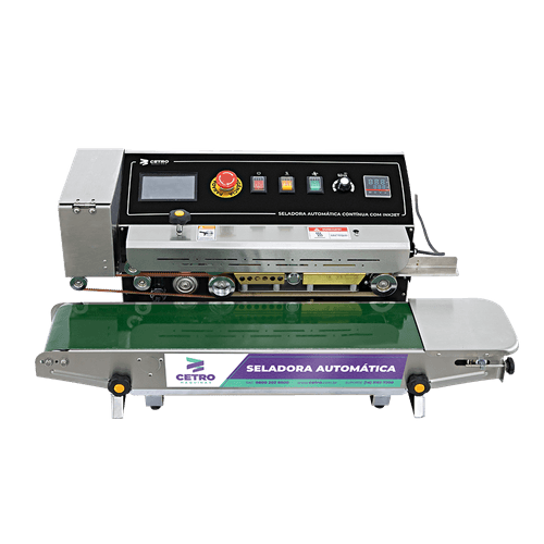 Cetro Semiautomatic Sealer Machine CASM 900 IP - Inkjet Printer