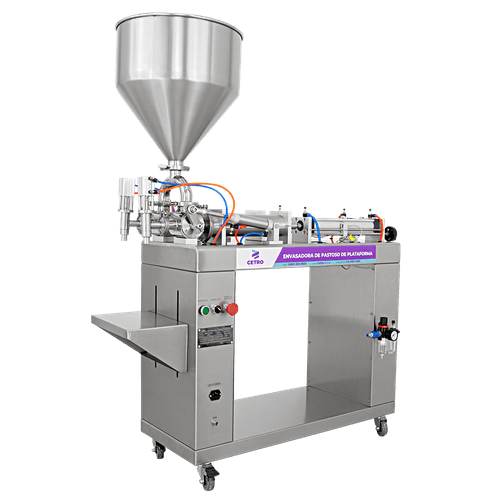 Cetro Semiautomatic Filling Machine - Mobile Platform 100-1000 ml - 2 Nozzles